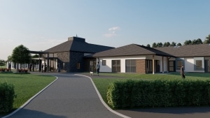 CGI Images of the new care home at Pitcrocknie Village