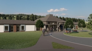 CGI Images of the new care home at Pitcrocknie Village